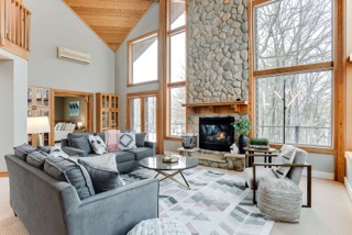 Two and a half story great room